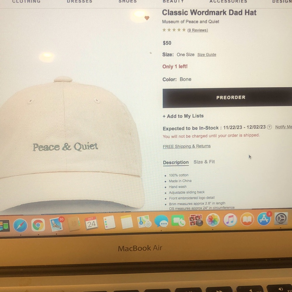 Classic Wordmark Dad Hat